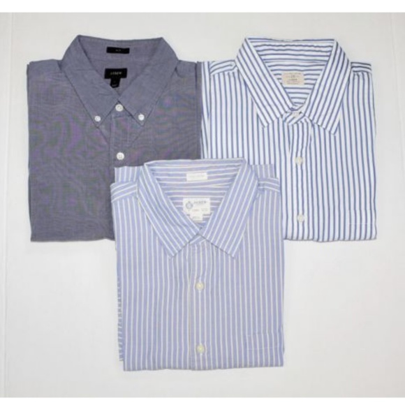 J. Crew Other - JCrew Mens Lot of 3 Button Up Dress Shirts LARGE